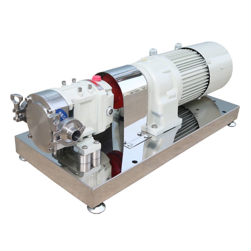 High viscosity rotary lobe pump for glycerin grease oyster sauce