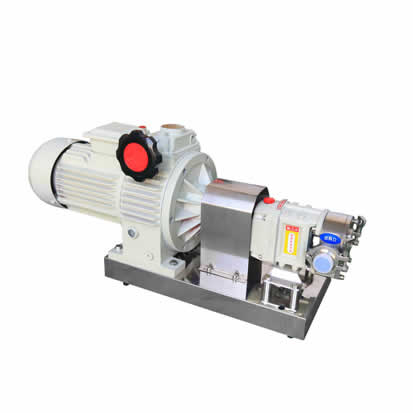 Food rotary lobe Pump for toothpaste