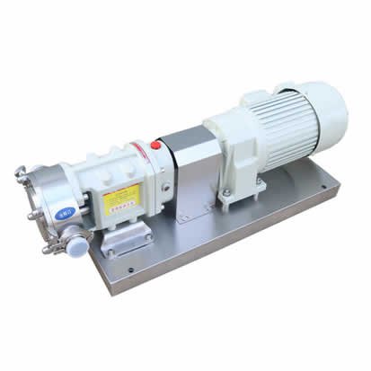 Food grade rotary lobe pump for sauce salad